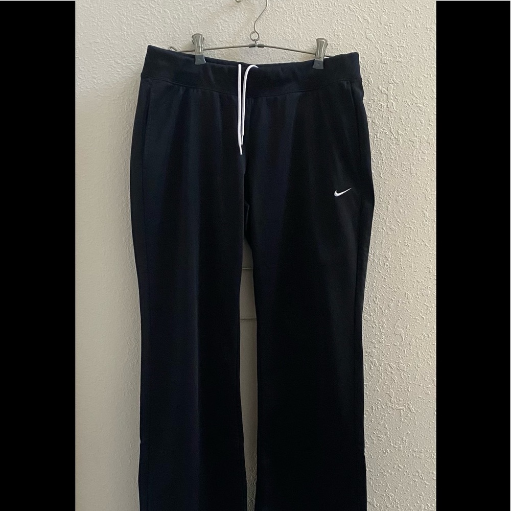 Nike Black Drawstring Pants - Athletic or Bootcut bottom
